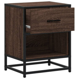 Berkfield Bedside Cabinets 2 Pcs Brown Oak 40X31X50 Cm Engineered Wood - thumbnail 9