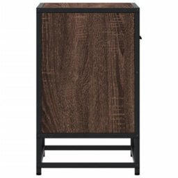 Berkfield Bedside Cabinets 2 Pcs Brown Oak 40X31X50 Cm Engineered Wood - thumbnail 7