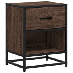 Berkfield Bedside Cabinets 2 Pcs Brown Oak 40X31X50 Cm Engineered Wood - thumbnail 6
