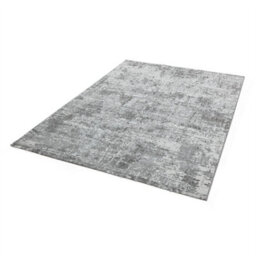Abstract Silver Modern Easy To Clean Abstract Rug For Dining Room Bedroom And Living Room-240Cm X 340Cm - thumbnail 2