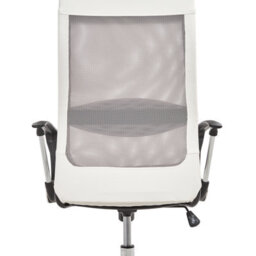 Beliani Office Chair Pioneer Faux Leather White - thumbnail 5