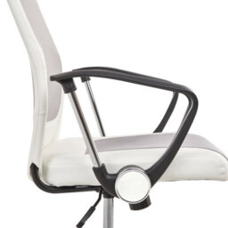 Beliani Office Chair Pioneer Faux Leather White - thumbnail 6