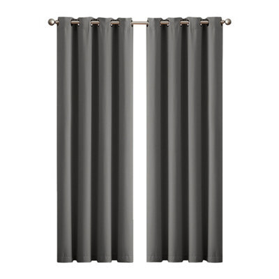Marlow Blackout Curtains Window Curtain Draperies Pair Eyelet Bedroom Decor - image 1
