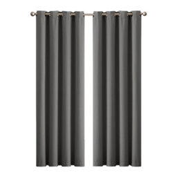 Marlow Blackout Curtains Window Curtain Draperies Pair Eyelet Bedroom Decor - thumbnail 1