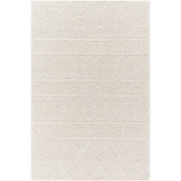 Livabliss Hygge-Hand Woven Cream Wool Global Living Dining Bedroom Rug 91 X 152 Cm Easy Care, Non Shedding - thumbnail 1