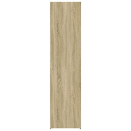 Berkfield Highboard Sonoma Oak 50X42.5X185 Cm Engineered Wood - thumbnail 4