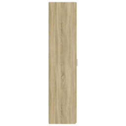 Berkfield Highboard Sonoma Oak 50X42.5X185 Cm Engineered Wood - thumbnail 5