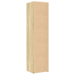 Berkfield Highboard Sonoma Oak 50X42.5X185 Cm Engineered Wood - thumbnail 6