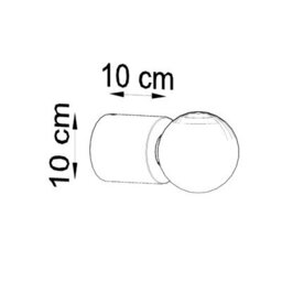 Luminosa Lighting Luminosa Salgado Surface Mounted Round Wall Lamp Natural Wood E27 - thumbnail 4