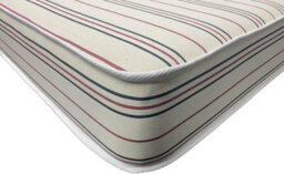 "Wilson Beds Limited Wilson Beds - 4"" (10Cm) Deep 3Ft Single Contract Cotton Stripe All Reflex Firm Foam Thin Kids Mattress" - thumbnail 2