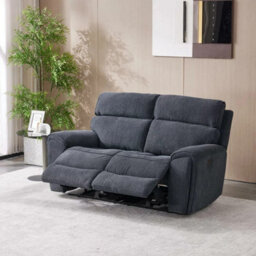 Xample Atlanta Grey Cord Fabric Power Reclining 2 Seater Sofa Dual Power Recliners,usb-A & Usb-C Ports,plush Cushions & White Glove Setup - thumbnail 3
