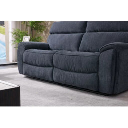 Xample Atlanta Grey Cord Fabric Power Reclining 2 Seater Sofa Dual Power Recliners,usb-A & Usb-C Ports,plush Cushions & White Glove Setup - thumbnail 5
