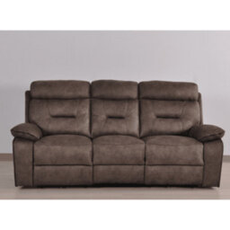 Furniture Instore Foster Brown Fabric Electric Recliner 3+1 Seater Sofa Set - thumbnail 2