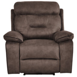 Furniture Instore Foster Brown Fabric Electric Recliner 3+1 Seater Sofa Set - thumbnail 7