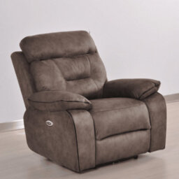 Furniture Instore Foster Brown Fabric Electric Recliner 3+1 Seater Sofa Set - thumbnail 8