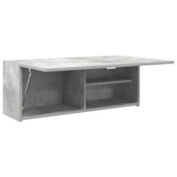 Vidaxl Bathroom Wall Cabinet Concrete Grey 80X25X30 Cm Engineered Wood - thumbnail 5