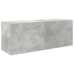 Vidaxl Bathroom Wall Cabinet Concrete Grey 80X25X30 Cm Engineered Wood - thumbnail 2