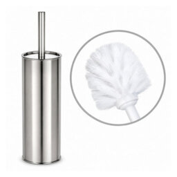 Simpa Stainless Steel Toilet Brush & Holder - Set Of 2 - thumbnail 5