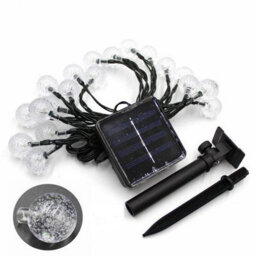SuperGift.com 50 Led 16Ft/5M Solar String Lights, Solar Powered Waterproof Garden Crystal Ball Decorative Lights Indoor Outdoor - thumbnail 3