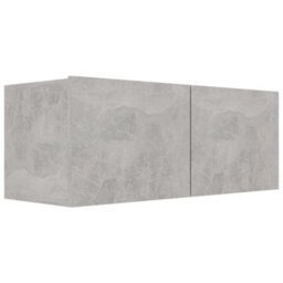 Vidaxl Tv Cabinet Concrete Grey 80X30X30 Cm Engineered Wood - thumbnail 2