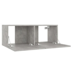 Vidaxl Tv Cabinet Concrete Grey 80X30X30 Cm Engineered Wood - thumbnail 5