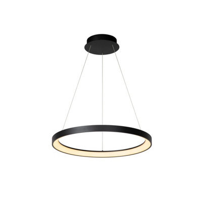 Lucide Vidal Modern Pendant Light 58Cm - Led Dim. - 1X48W 2700K - Black - image 1