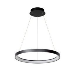 Lucide Vidal Modern Pendant Light 58Cm - Led Dim. - 1X48W 2700K - Black - thumbnail 3