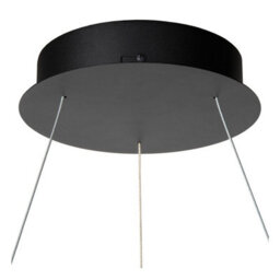 Lucide Vidal Modern Pendant Light 58Cm - Led Dim. - 1X48W 2700K - Black - thumbnail 5