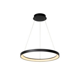 Lucide Vidal Modern Pendant Light 58Cm - Led Dim. - 1X48W 2700K - Black - thumbnail 1