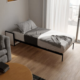 Wallbedking Murphy Bed Vertical 90Cm X 190Cm Studio Wall Bed, Fold-Down Guest Bed For Small Rooms, Apartments And Studios - thumbnail 1