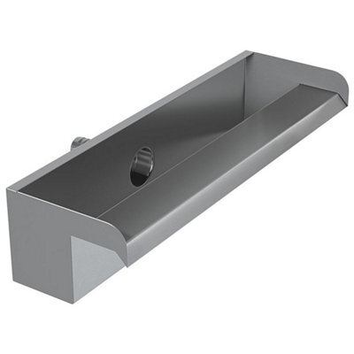 40Cm Pond Waterfall Blade Stainless Steel Water Feature Cascade Fountains Silver - image 1