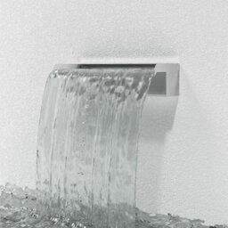 40Cm Pond Waterfall Blade Stainless Steel Water Feature Cascade Fountains Silver - thumbnail 5