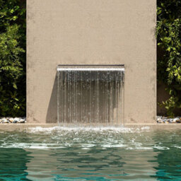 40Cm Pond Waterfall Blade Stainless Steel Water Feature Cascade Fountains Silver - thumbnail 4