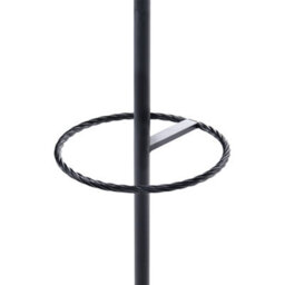 Wyld And Coco Novahome Coat Rack - 180 Cm Freestanding Black Steel Coat And Umbrella Stand For Hallway - thumbnail 5