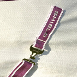 "Hy Defencex Shield Standard-Neck Sport Horse Cooler Rug Grey/purple (5 6"")" - thumbnail 4