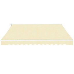 Berkfield Folding Awning Manual Operated 400 Cm Cream - thumbnail 2