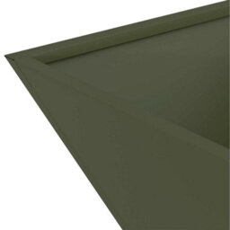 Berkfield Modern Garden Bowl Planter Olive Green 40X40X15 Cm Steel - thumbnail 9