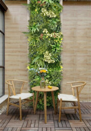 True Products Premium Artificial Living Wall Green Plant Panel 50Cm X 50Cm - Aurora 'c' - thumbnail 7