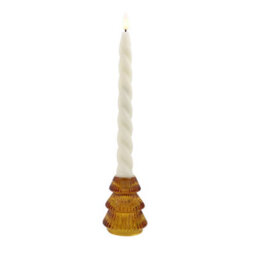 Small Christmas Tree Candle Holder - Champagne Gold - thumbnail 1