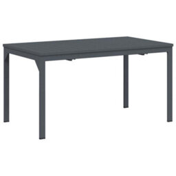 Berkfield Garden Dining Set 7 Pcs Black - thumbnail 5