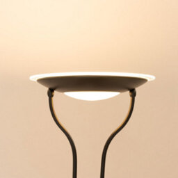 Valuelights Beata Black Integrated Led Uplighter Floor Lamp With Task Reading Side Lamp - thumbnail 4