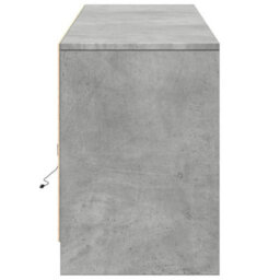 Berkfield Tv Cabinet With Led Concrete Grey 180X34X50 Cm Engineered Wood - thumbnail 7