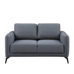More4Homes Oslo Modern Scandi Style Fabric Living Room 2 Seater Sofa (Dark Grey) - thumbnail 3