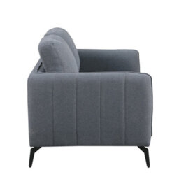 More4Homes Oslo Modern Scandi Style Fabric Living Room 2 Seater Sofa (Dark Grey) - thumbnail 4