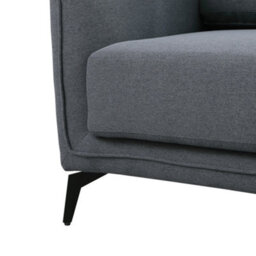 More4Homes Oslo Modern Scandi Style Fabric Living Room 2 Seater Sofa (Dark Grey) - thumbnail 7