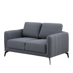 More4Homes Oslo Modern Scandi Style Fabric Living Room 2 Seater Sofa (Dark Grey) - thumbnail 2