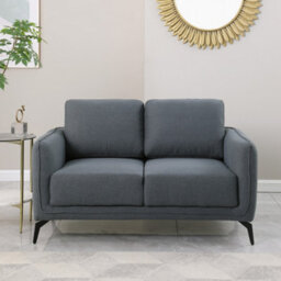 More4Homes Oslo Modern Scandi Style Fabric Living Room 2 Seater Sofa (Dark Grey) - thumbnail 8