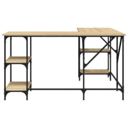 Berkfield Desk Sonoma Oak 139X139X75 Cm Engineered Wood - thumbnail 4