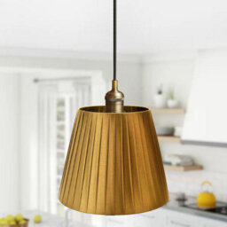 Apricot Stain 2Pack Fabric Coolie Lampshade With Premium Quality Free A60 Led Bulb - thumbnail 5