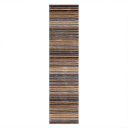 Handmade Modern Easy To Clean Striped Natural Wool Rug For Living Room & Bedroom-200Cm X 285Cm - thumbnail 4